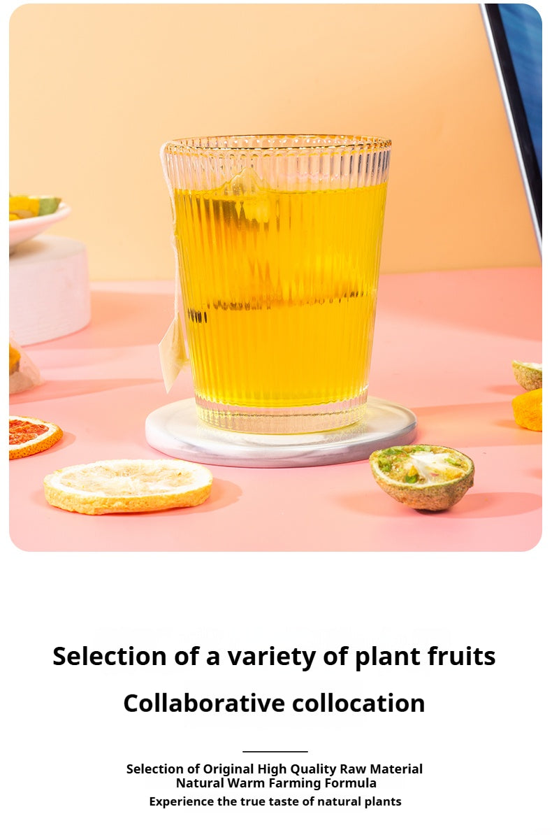 Grapefruit Lemon Flavored Fruit Tea - Refreshing Beverage for Allergic Beverages 1 Bottle (15 sachets)