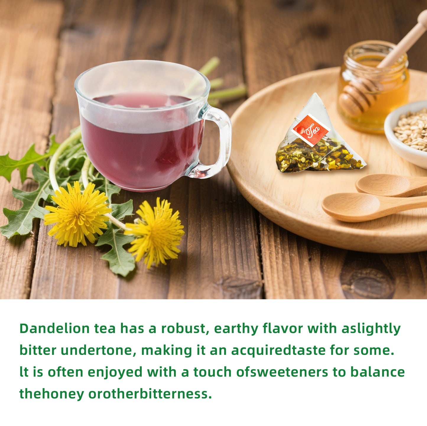 Dandelion Root Tea — Eight-Herb Coffee Alternative Blend