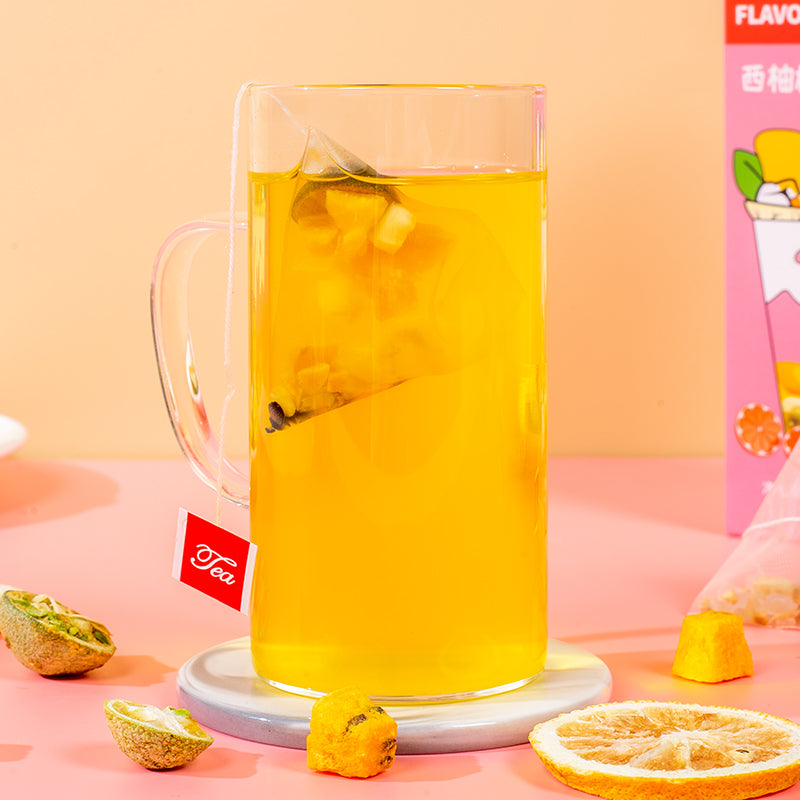 Grapefruit Lemon Flavored Fruit Tea - Refreshing Beverage for Allergic Beverages 1 Bottle (15 sachets)