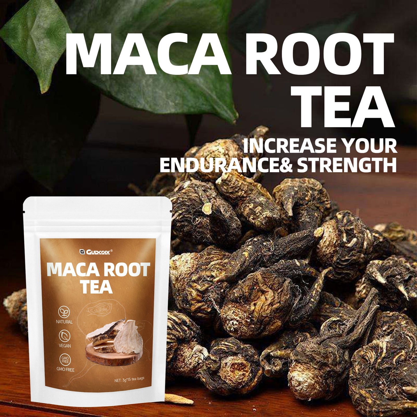 Maca Root Tea — Peruvian Adaptogenic Vitality Blend