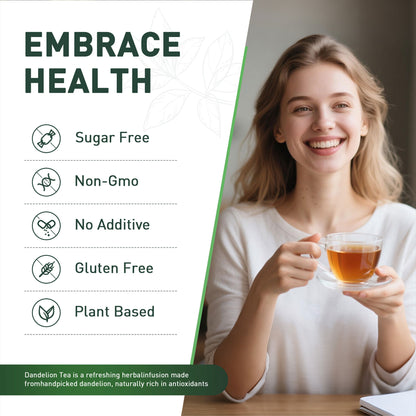 Dandelion Tea — Eight-Herb Digestive Wellness Blend