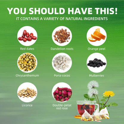 Dandelion Root Tea — Eight-Herb Coffee Alternative Blend