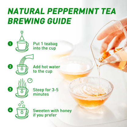 Peppermint Tea — Pure Clarity & Digestive Wellness Blend
