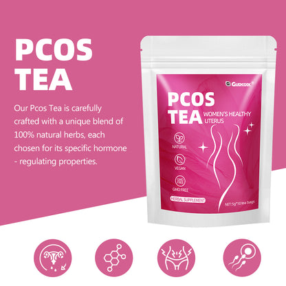 PCOS Tea — Women’s Hormonal & Uterine Support Blend