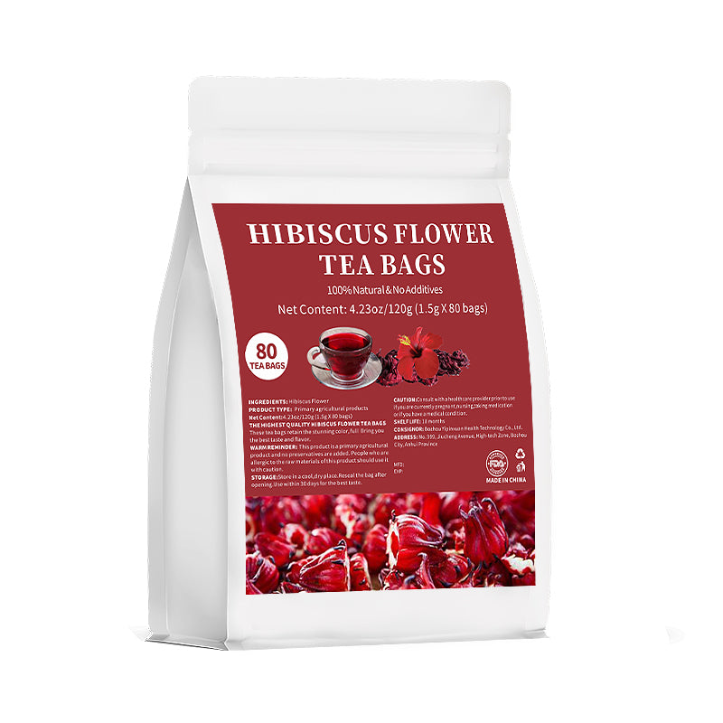 NATURAL HIBISCUS FLOWERS TEA 1 Bag（80 packs）