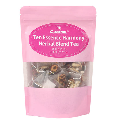 Ten Essence Harmony Herbal Tea 15 Bags - 10 Herb Blend Detox Tea
