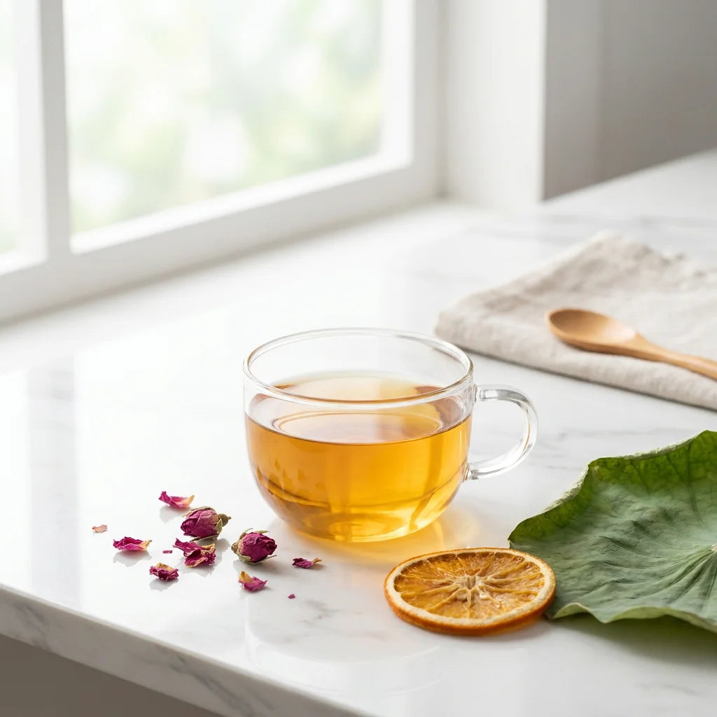 14-Day Natural Detox Slimming Tea Wellness Scene
