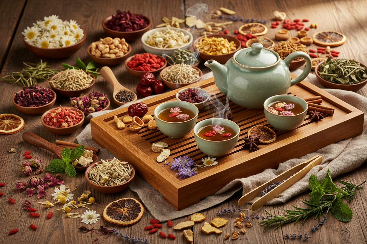 Abundant Herbal Tea Botanicals Hero Image