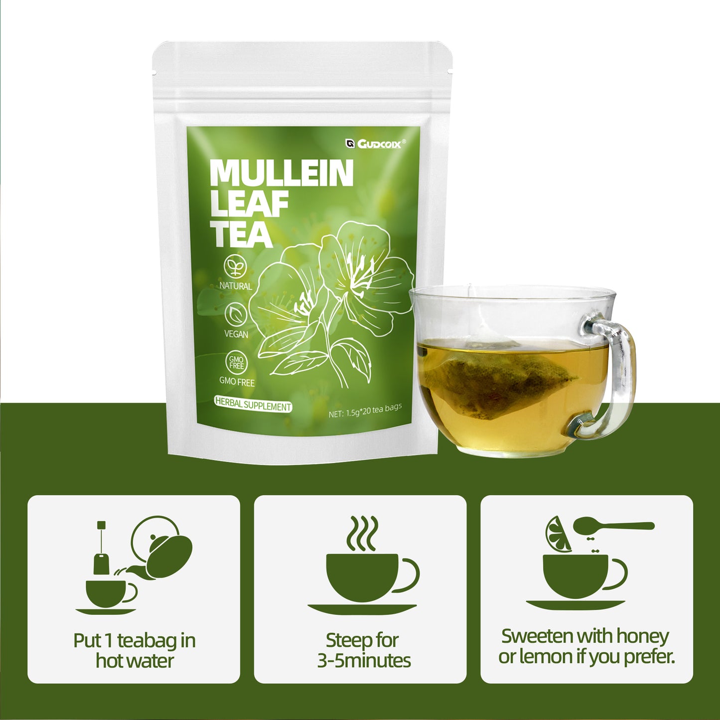 Mullein Leaf Tea — Traditional Respiratory Cleanse Blend