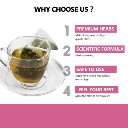 PCOS Tea — Women’s Hormonal & Uterine Support Blend
